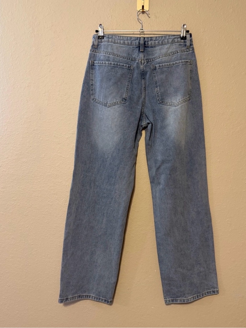 Sweethearts Los Angeles Flower Patchwork Light Wash Jeans Size 9/29 - Picture 3 of 12
